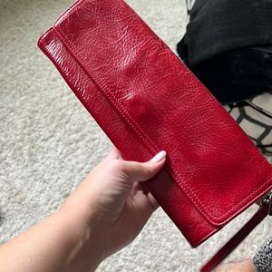 Charles Davis red clutch!